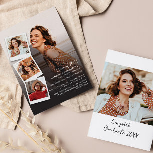 Invitation Graduation Multi Photo Grad 2025 Party