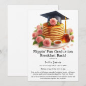Invitation Graduation Pancake Breakfast Celebration (Devant / Derrière)
