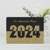 Invitation Graduation Party, 2024, Parties scintil (Debout devant)