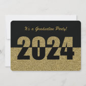 Invitation Graduation Party, 2024, Parties scintil (Devant)