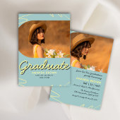 Invitation Graduation Party 2025 Simple Elégant tendance