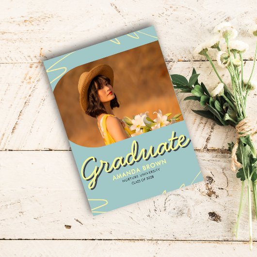 Invitation Graduation Party 2025 Simple Elégant tendance