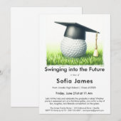 Invitation Graduation Party | A Golf-Themed Graduation (Devant / Derrière)