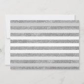 Invitation Graduation Party avec photo - Argent (Dos)