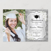 Graduation Party avec photo - Argent