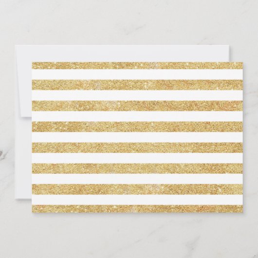 Invitation Graduation Party avec photo - Gold Royal Blue (Dos)