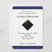 Invitation Graduation Party Blue (Devant)