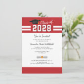 Invitation Graduation Party Grad 2024 sur mesure (Debout devant)