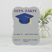 INVITATION GRADUATION PARTY INVITE (Debout devant)