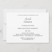 Invitation Graduation Party Modern 6 Photo (Dos)