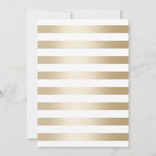 Invitation Graduation Party moderne Gold Script Red Confetti (Dos)