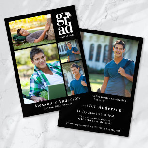Invitation Graduation Party Multi Photo