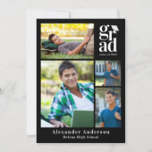 Invitation Graduation Party Multi Photo (Devant)