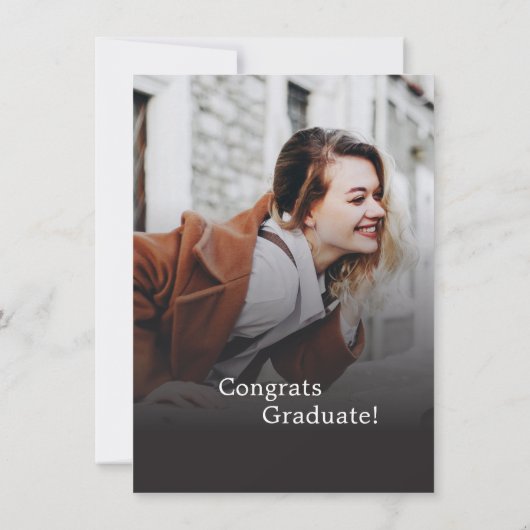 Invitation Graduation Party Multi Photo QR Code Grad 2025 (Dos)