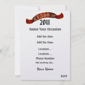 Invitation Graduation Party par SRF (Dos)