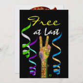 Invitation Graduation Party par SRF (Devant / Derrière)