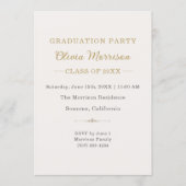 Invitation Graduation Party Photo  (Devant)