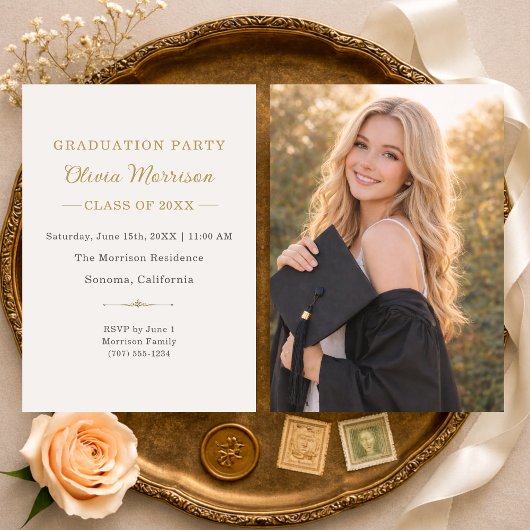 Invitation Graduation Party Photo 