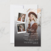 Invitation Graduation Party Photo Collage Open House Grad (Devant)