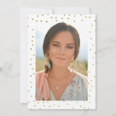 Invitation Graduation Party Pink Gold Parties scintillant Chi (Dos)