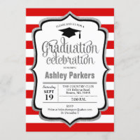 Graduation Party - Rouge Argent Noir Blanc