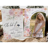 Invitation Graduation Party Wildflower Photo