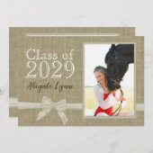 Invitation Graduation Pays Chérie Photo (Devant / Derrière)