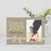 Invitation Graduation Pays Chérie Photo (Debout devant)