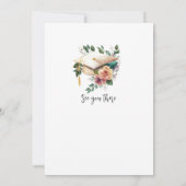 Invitation Graduation personnalisée en soins infirmiers Minim (Dos)