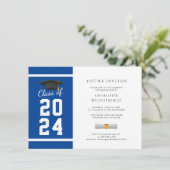 Invitation Graduation Photo Script Grad 2024 Party (Debout devant)
