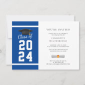 Invitation Graduation Photo Script Grad 2024 Party (Devant)