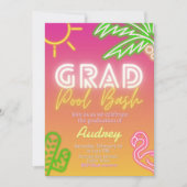 Invitation Graduation Pool Party (Devant)