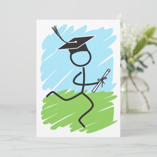 Invitation Graduation Runner © Party Cross Country Track (Debout devant)