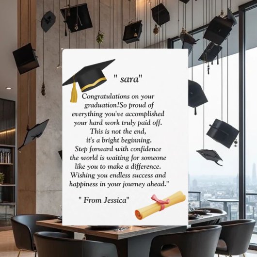 Invitation  Graduation- Universal Design for all ages