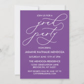 INVITATION GRADUELLE DE CALLIGRAPHIE WHIMSIQUE (Dos)