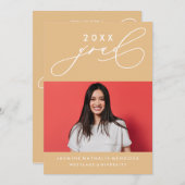 INVITATION GRADUELLE DE CALLIGRAPHIE WHIMSIQUE (Devant / Derrière)