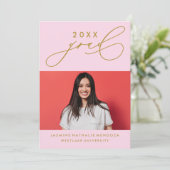 INVITATION GRADUELLE DE CALLIGRAPHIE WHIMSIQUE (Debout devant)