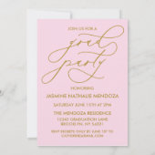 INVITATION GRADUELLE DE CALLIGRAPHIE WHIMSIQUE (Dos)