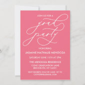 INVITATION GRADUELLE DE CALLIGRAPHIE WHIMSIQUE (Dos)