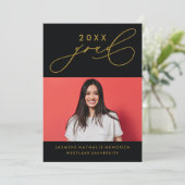 INVITATION GRADUELLE DE CALLIGRAPHIE WHIMSIQUE (Debout devant)