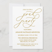 INVITATION GRADUELLE DE CALLIGRAPHIE WHIMSIQUE (Dos)