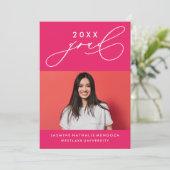 INVITATION GRADUELLE DE CALLIGRAPHIE WHIMSIQUE (Debout devant)