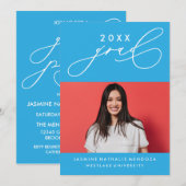 INVITATION GRADUELLE DE CALLIGRAPHIE WHIMSIQUE (Devant / Derrière)