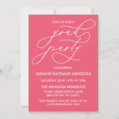 INVITATION GRADUELLE DE CALLIGRAPHIE WHIMSIQUE (Dos)