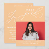 INVITATION GRADUELLE DE CALLIGRAPHIE WHIMSIQUE (Devant / Derrière)