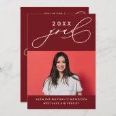 INVITATION GRADUELLE DE CALLIGRAPHIE WHIMSIQUE (Devant / Derrière)