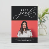 INVITATION GRADUELLE DE CALLIGRAPHIE WHIMSIQUE (Debout devant)