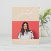 INVITATION GRADUELLE DE CALLIGRAPHIE WHIMSIQUE (Debout devant)