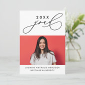 INVITATION GRADUELLE DE CALLIGRAPHIE WHIMSIQUE (Debout devant)