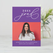 INVITATION GRADUELLE DE CALLIGRAPHIE WHIMSIQUE (Debout devant)